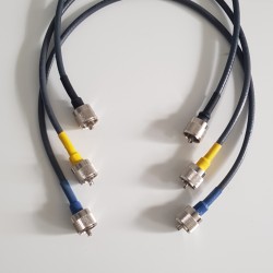 ΚΑΛΩΔΙΟ ΣΥΝΔΕΣΗΣ RG -58 /  50 ohm  PL259 σε PL259 μήκους 45cm