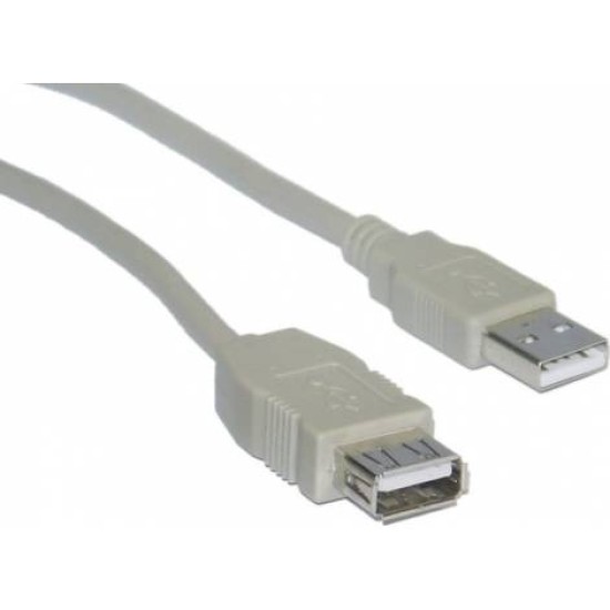 Καλώδιο USB ΕΠΕΚΤΑΣΗΣ Powertech USB 2.0  MALE σε USB female 5m 