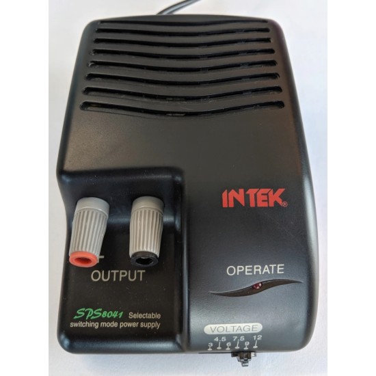 Intek Sps-8041 Power Supply adjust 3V-4.5V-6V-7.5V-9V-12VDC Radio 