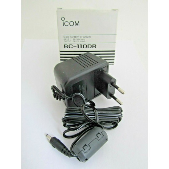 ICOM BC-110DR 220v Wall Charger for use with ICOM IC-A6 & IC-A24