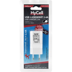 ΦΟΡΤΙΣΤΗΣ 2 Χ USB HYCELL 5V / 2,4A