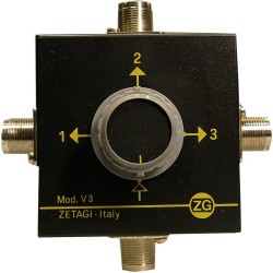 ZETAGI  V3 - 3 POSITIONS ANTENNA SWITCH