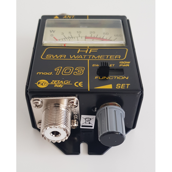 ΓΕΦΥΡΑ HP 103 (SWR METER / WATT METER ) ZETAGI 25-50MHz