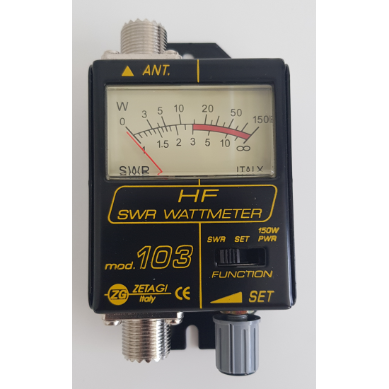 ΓΕΦΥΡΑ HP 103 (SWR METER / WATT METER ) ZETAGI 25-50MHz