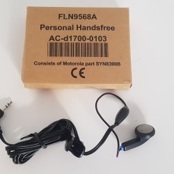 EARBUD WITH INLINE MICROPHONE FLN9568A MOTOROLA MTH500 HANDS FREE