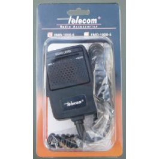 ΜΙΚΡΟΦΩΝΟ CB ΠΡΟΕΝΙΣΧΥΜΕΝΟ TELECOM EMD-1000-6 ΜΕ ECHO
