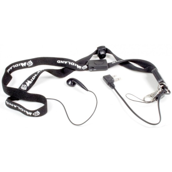 HANDS FREE ΜΙΚΡΟΑΚΟΥΣΤΙΚΑ MIDLAND MA-NC2 - Speaker / microphone 2 Pin