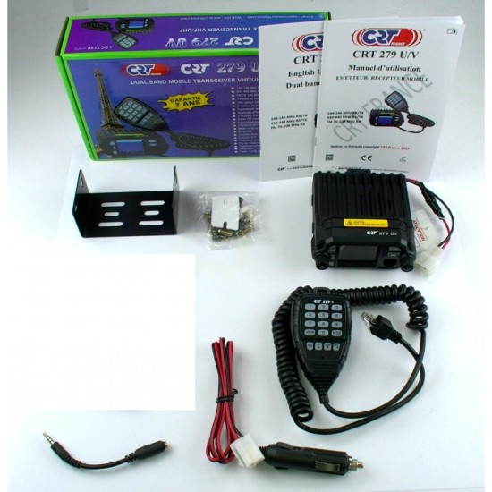 ΠΟΜΠΟΔΕΚΤΗΣ CRT 279 VU MOBILE VHF/UHF 