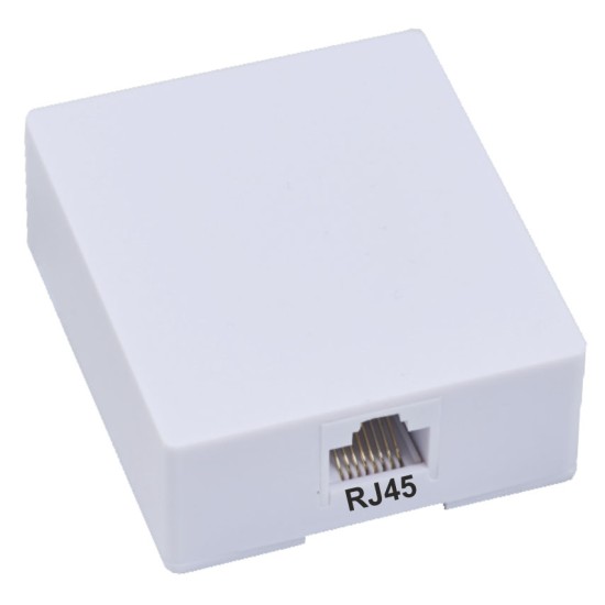 Πρίζα Τηλεφώνου RJ45 - 8P8C ΜΟΝΗ