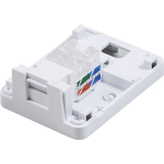 ΠΡΙΖΑ ΔΙΚΤΥΟΥ - ΤΗΛΕΦΩΝΟΥ UTP CAT5E - 6 RJ45 - 11 6PC4 ΔΙΠΛΗ ΕΠΙΤΟΙΧΗ