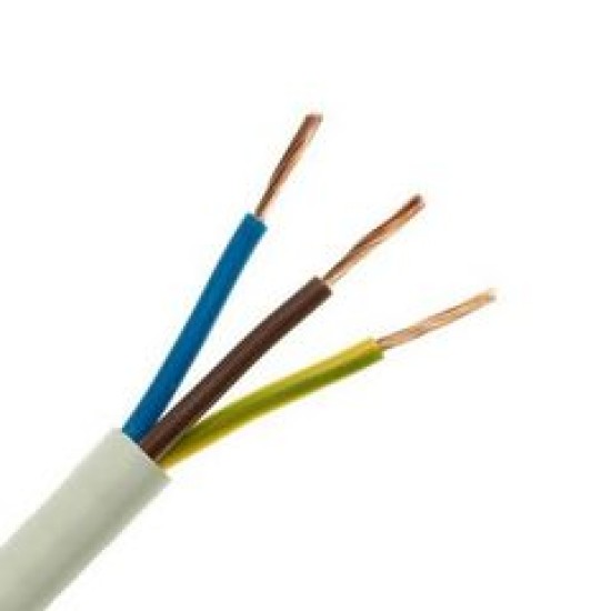 ΣΠΙΡΑΛ ΡΕΥΜΑΤΟΣ ΤΡΙΠΟΛΙΚΟ ΛΕΥΚΟ 3M 3 X 0.75 