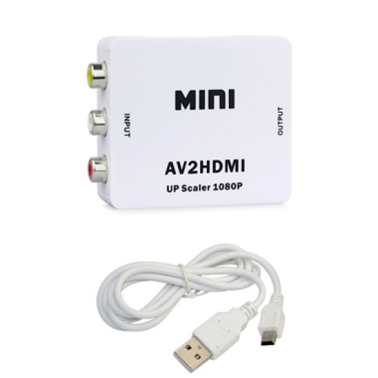 ΜΕΤΑΤΡΟΠΕΑΣ  3 x RCA ( AV ) ΣΕ HDMI 