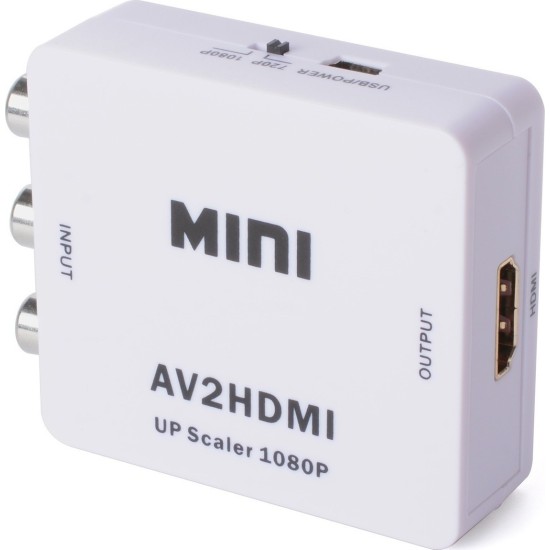 ΜΕΤΑΤΡΟΠΕΑΣ  3 x RCA ( AV ) ΣΕ HDMI 