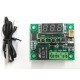 Ψηφιακό Θερμόμετρο με θερμοστάτη NTC -50 - +110°C 12v Dc