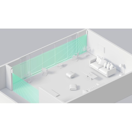 AJAX MOTION PROTECT CURTAIN WHITE