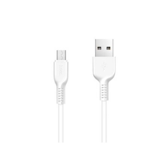 ΚΑΛΩΔΙΟ USB-MICRO TYPE C  - HOCO X20 - 2μέτρα - λευκό