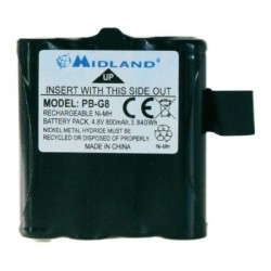 ΜΠΑΤΑΡΙΑ ΠΟΜΠΟΔΕΚΤΗ MIDLAND PBG6/G8