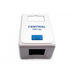ΠΡΙΖΑ ΔΙΚΤΥΟΥ - ΤΗΛΕΦΩΝΟΥ UTP CAT5E - 6 RJ45 - 11 6PC4 ΕΠΙΤΟΙΧΗ
